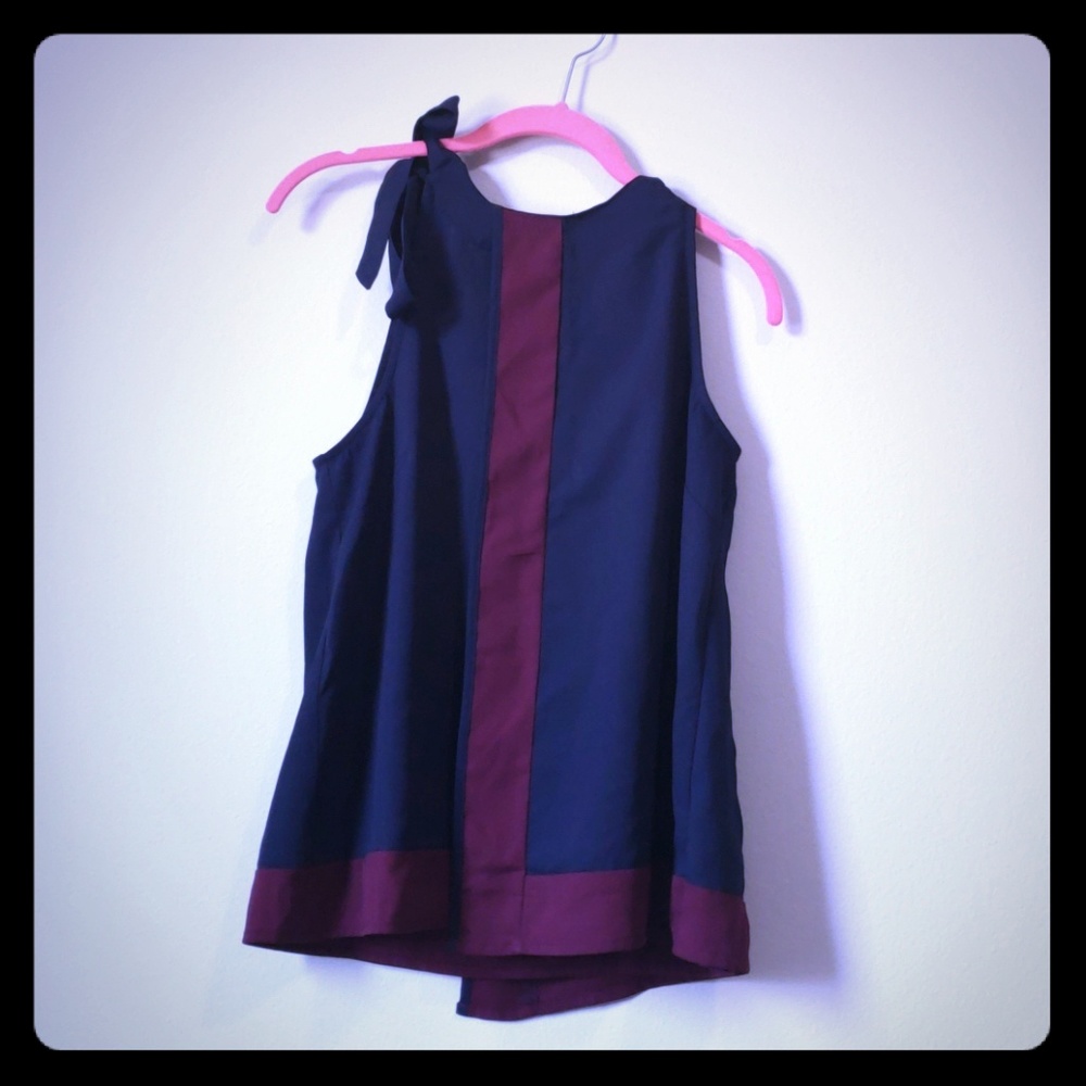 Navy blue top